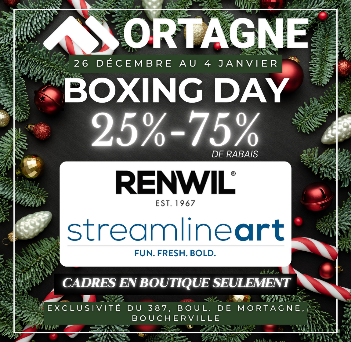 AFFICHE BOXING DAY CADRES